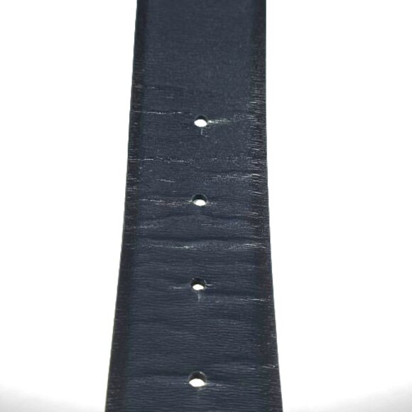 Valentino Garavani Black Leather VLOGO Crystal Belt Size 95/38 main image 5